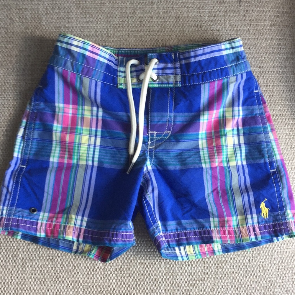 Boys Ralph Lauren swim trunks
